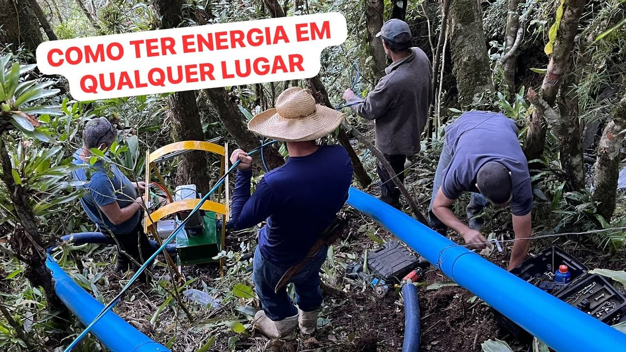 💡 650 kWh/mês de Energia com Água! Micro Central Hidrelétrica em Angelina-SC