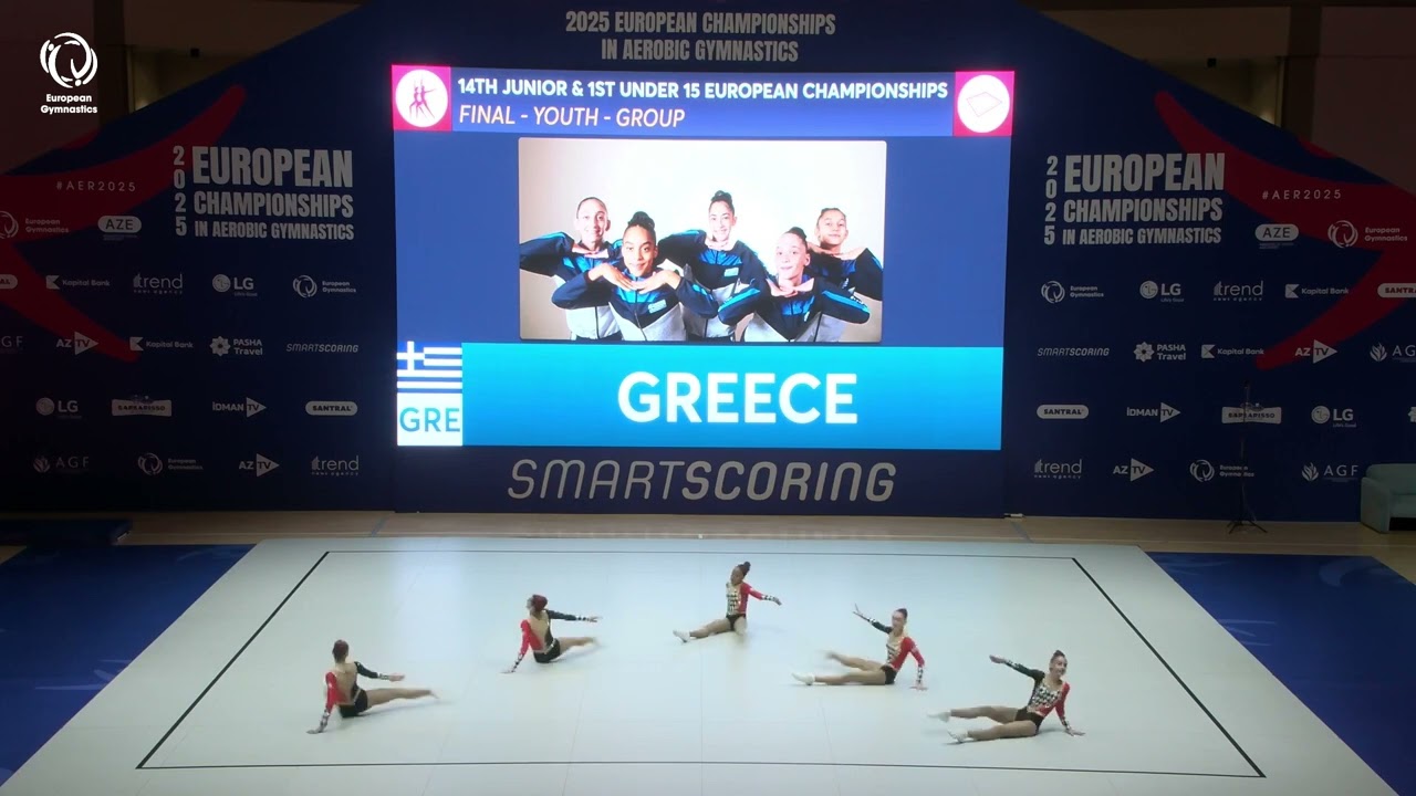 Greece - 2025 Aerobics European bronze medallists, U15 Groups