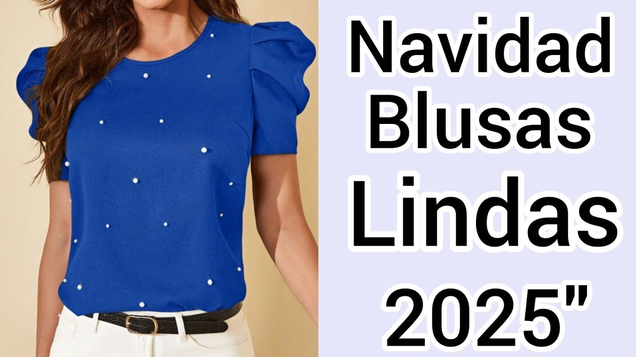 BLUSAS que ESTARÁN de moda en esta NAVIDAD ELEGANTES blusas ❄