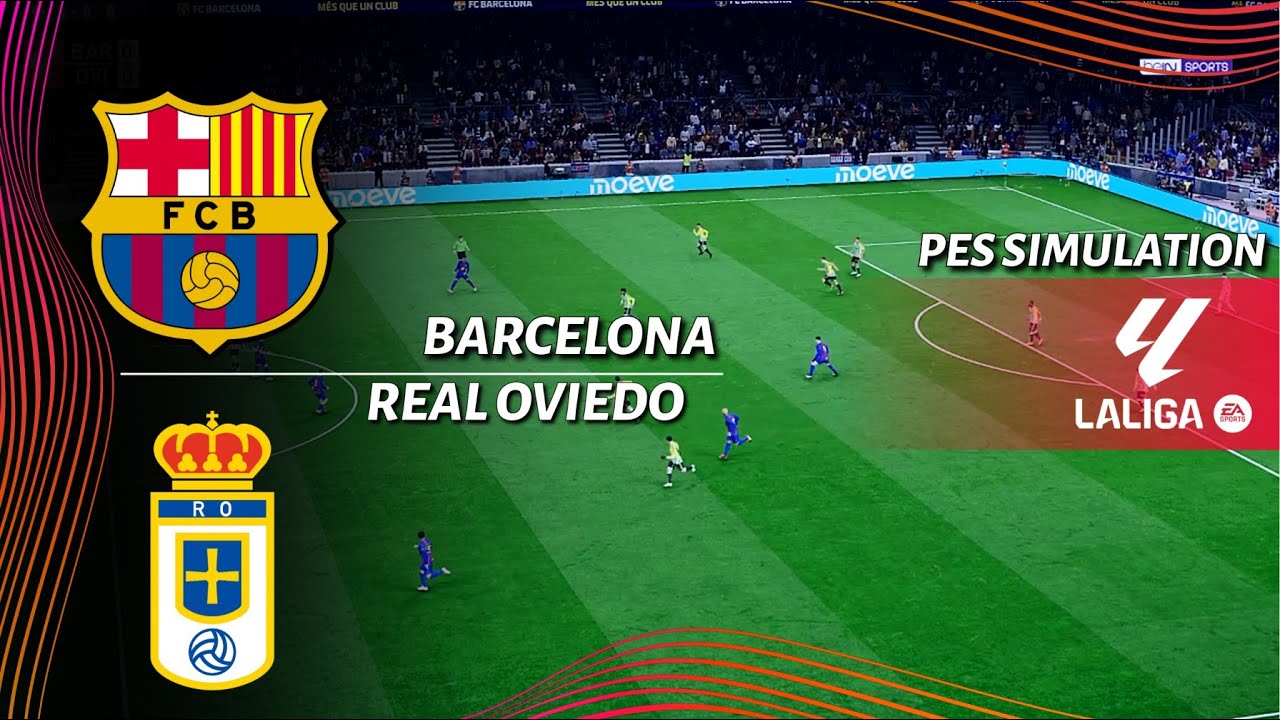 Barcelona vs Real Oviedo | La Liga | Simulación de PES 2021