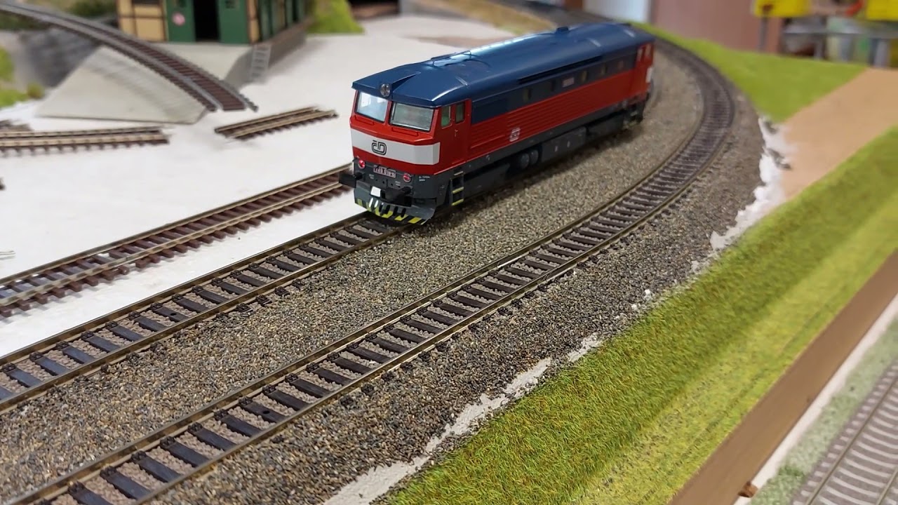 Dieslová Lokomotiva ČD 749.019 ozvučený model HO MTB