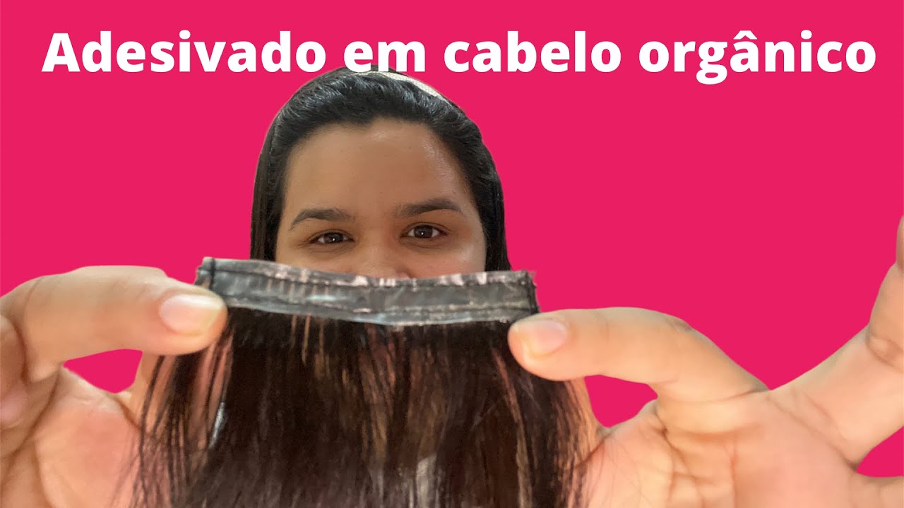FITA ADESIVA no CABELO orgânico gastando 0 reais !