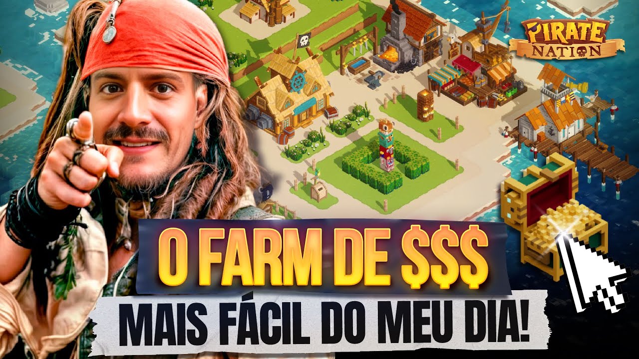 Entre DE GRAÇA no Pirate Nation - Tutorial/Guia COMPLETO do Neneskão!