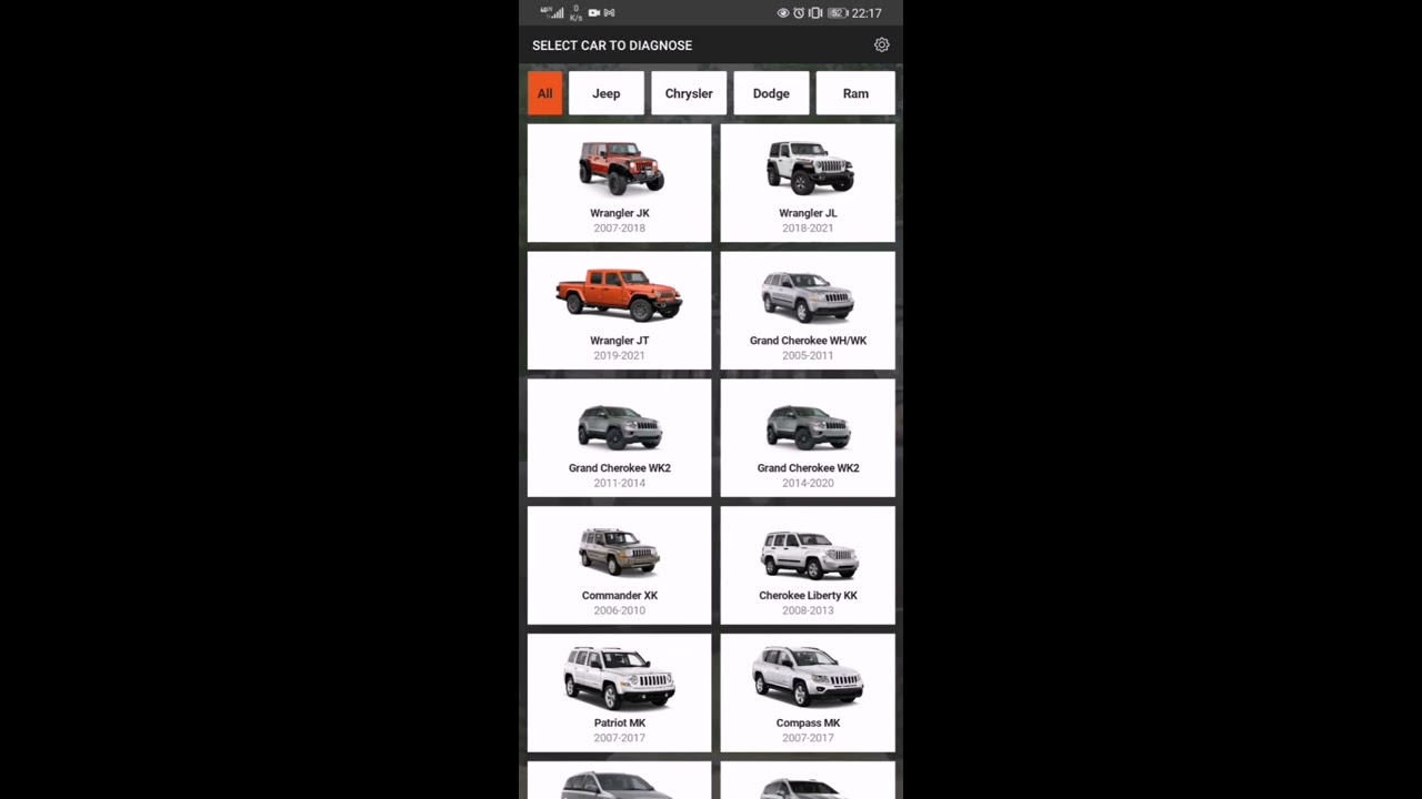 JSCAN Jeep tire size / axle ratio change - better shift