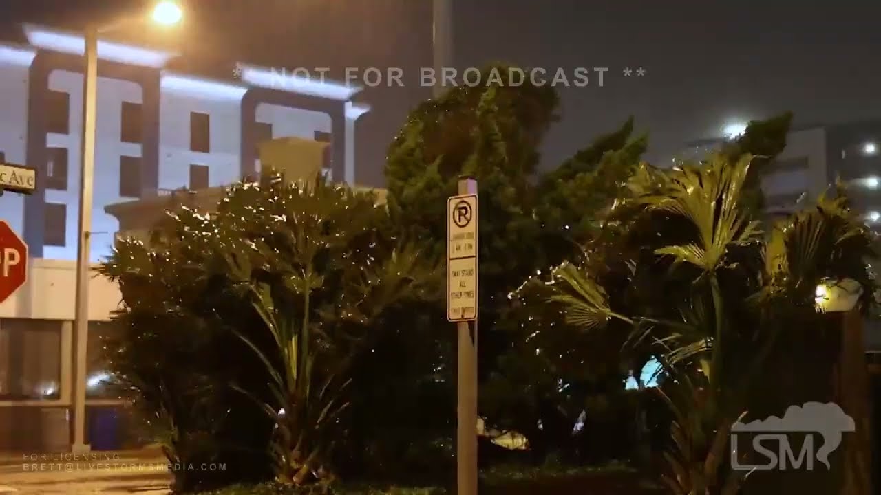 9/22/23 Virginia Beach Oceanfront  - Intense winds from Tropical Storm Ophelia