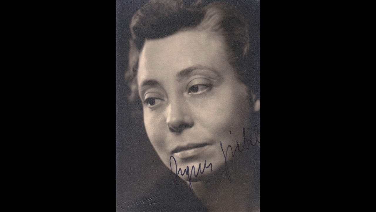 Immerhin, immerhin, wenn ich gleich verstoßen bin.. (Agnes Giebel, 1957)