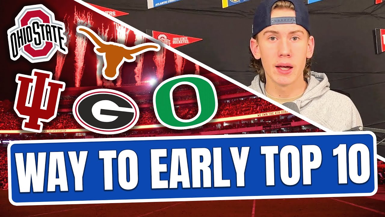 Way To Early Top 10 For 2026 | Wyatt Zang's College Football Show