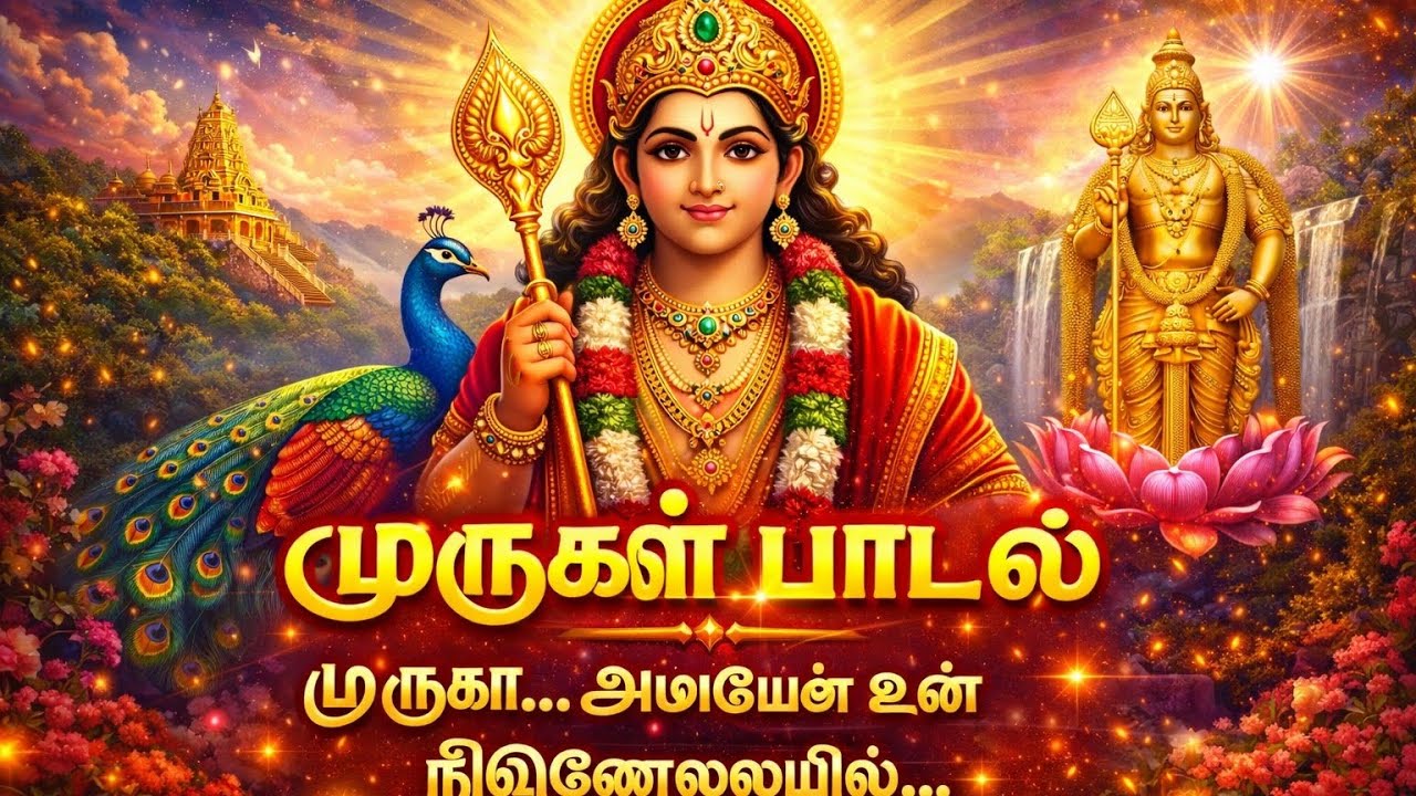 🙏🎷🪘108 Mandra Murugan song- 108 போற்றி முருகன் பாடல்- @MuruganDivineLight 