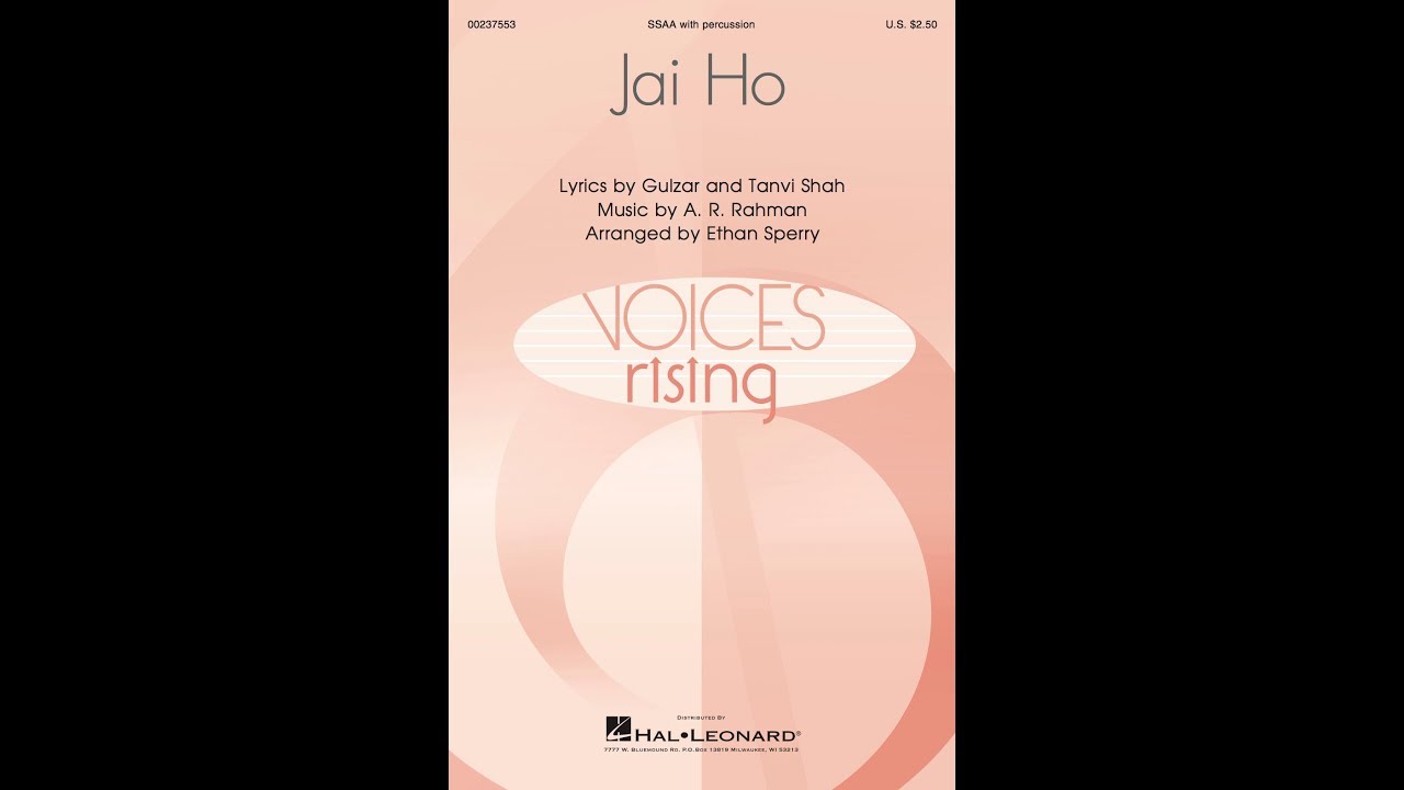 Jai Ho (SSAA Choir) - Arranged by Ethan Sperry