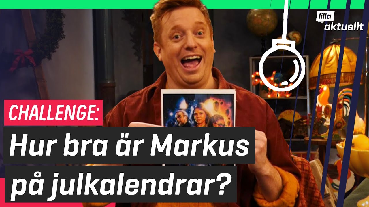 CHALLENGE: Hur bra kan Markus Granseth gamla julkalendrar?