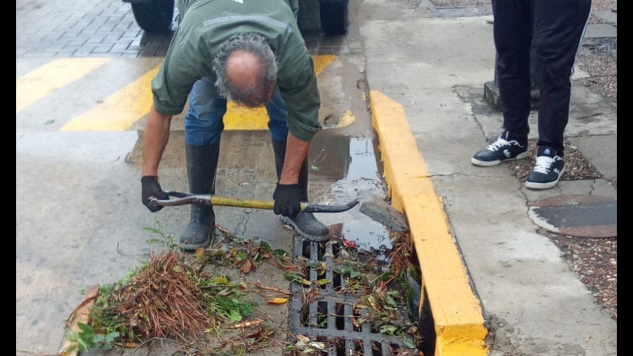 Lluvias intensas: el sistema de drenaje respondió y continúan los operativos