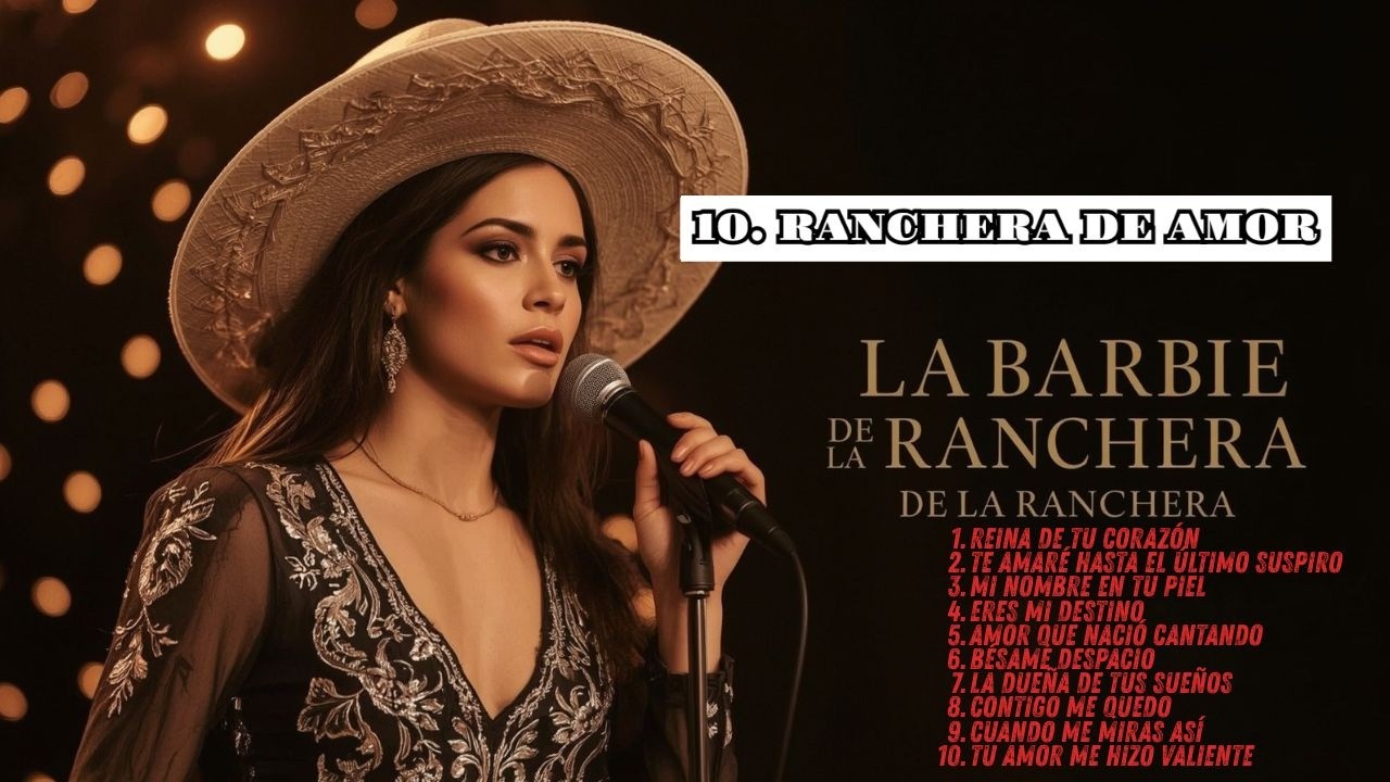 10 Rancheras de Amor &ndash; La Barbie de la Ranchera 🌹 M&uacute;sica Ranchera Rom&aacute;ntica Femenina Video official