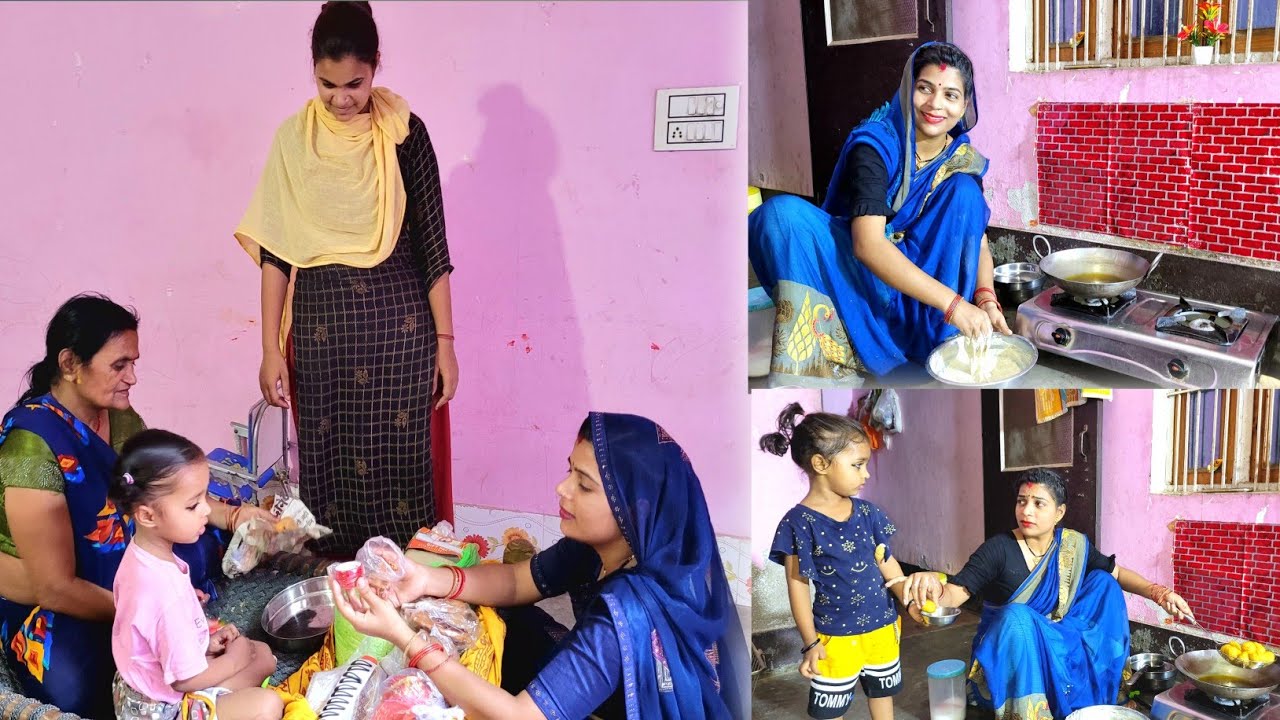 सासू मां ने क्या?कहा🤷और मैने क्या बना डाला डरते डरते🍲/ इतना सब कुछ लेकर आई मेरे लिए #dahibhalla#vada