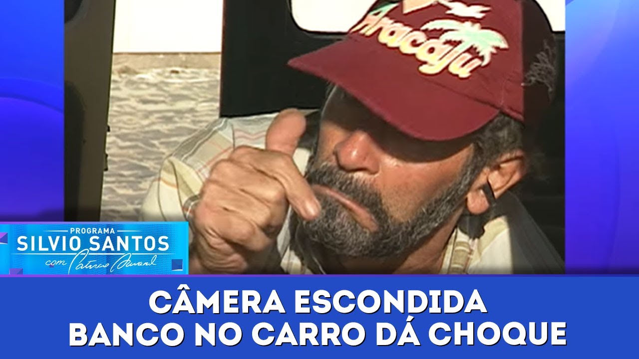 Banco no Carro dá Choque | Câmeras Escondidas (23/06/23
