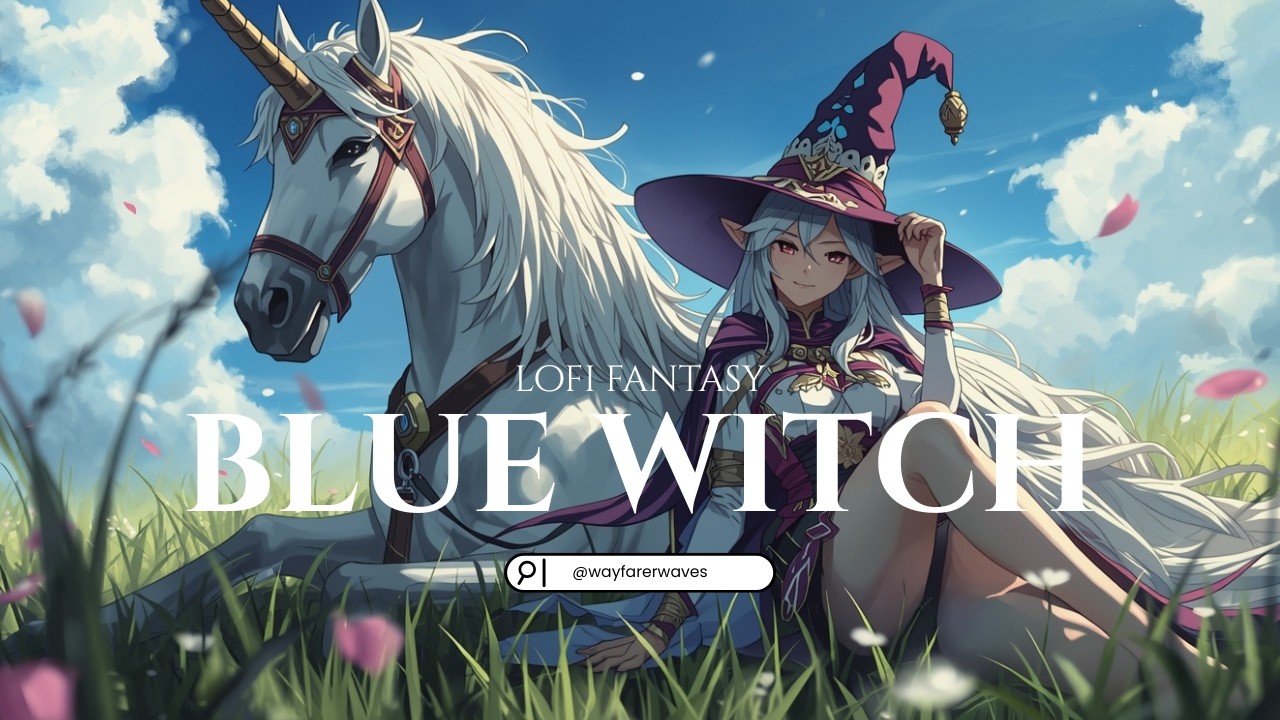 Blue Witch Rest From Long Journey🌿 Fantasy Music for Reading & Deep Focus