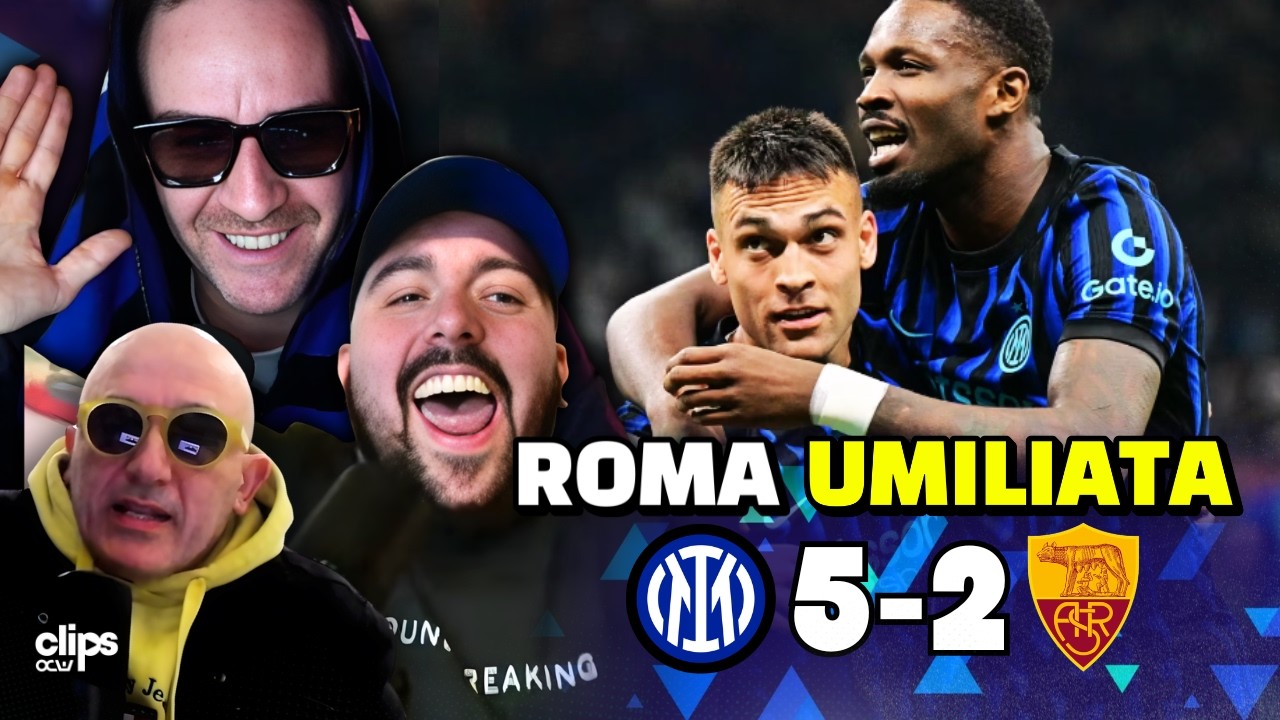 INTER - ROMA 5-2 | L'INTER TRAVOLGE LA ROMA E VOLA A +9!!! GASPERINI SBAGLIA TUTTO! TORO IN BACK!!!!
