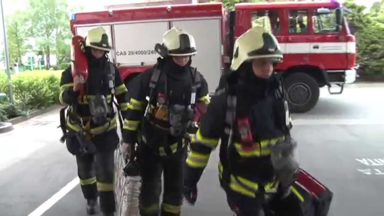 Cvičná evakuace domova pro seniory U Biřičky