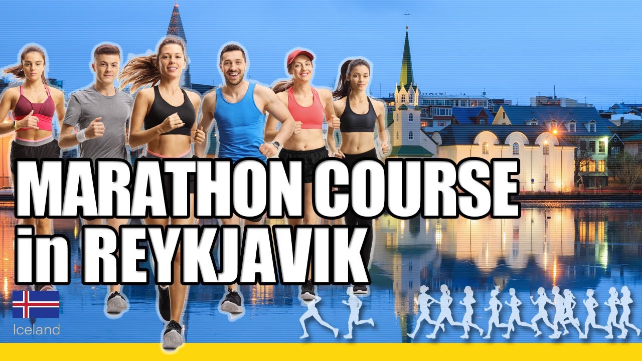 Marathon course at Reykjavik Marathon