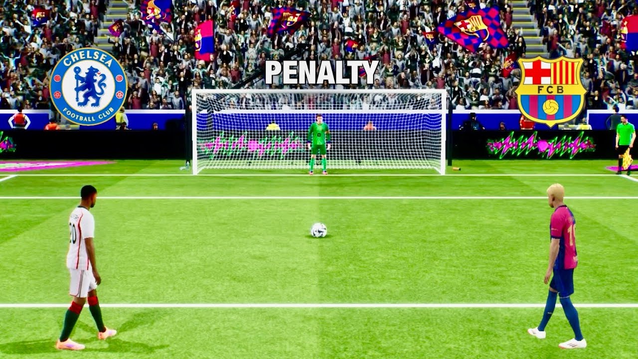 CHELSEA VS BARCELONA PENALTY SHOOTOUT | LAMINE VS PALMER | eFOOTBALL