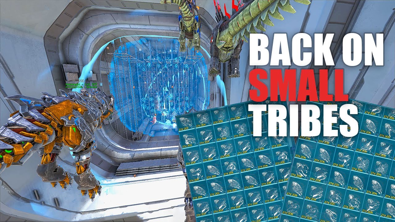 The Return To Small Tribes! Raiding For Cryopod loot! | Ark Small Tribes Pvp E1