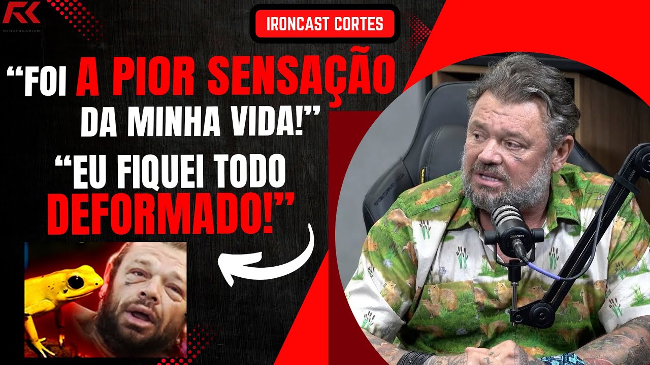 O DIA QUE O RICHARD RASMUSSEN EXPERIMENTOU A TOXINA DO SAPO MAIS VENENOSO DO MUNDO – IRONCAST CORTES