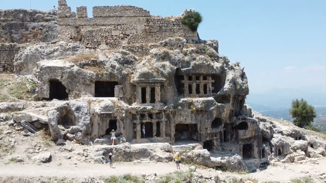 Tlos ancient ruins, Turkey, 30/6/23 by DJI. Mavic Mini