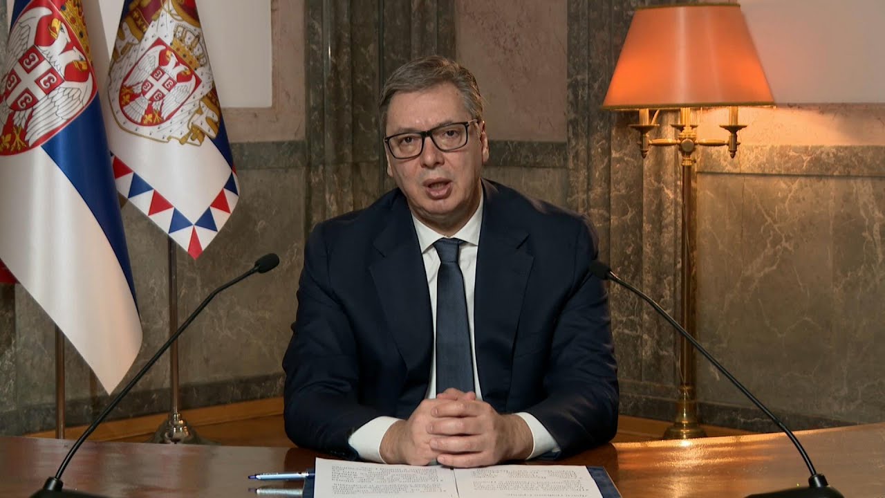 Obraćanje predsednika Srbije Aleksandra Vučića