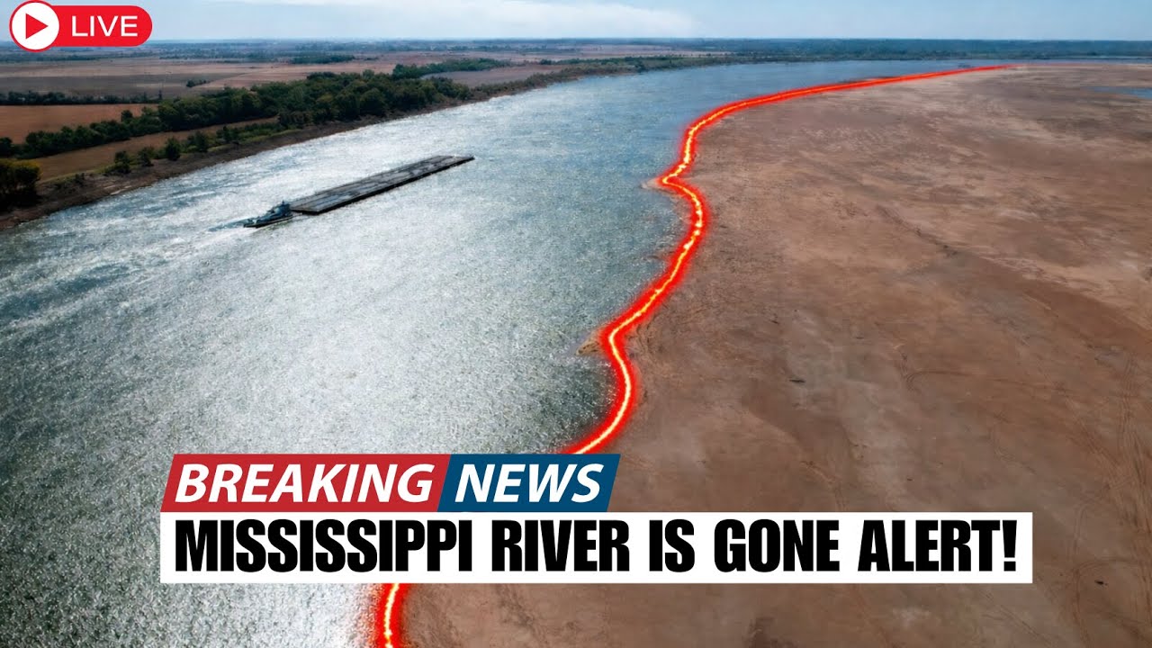 Mississippi River Drops 47% in Just Three Days — What Was Discovered Defies Logic