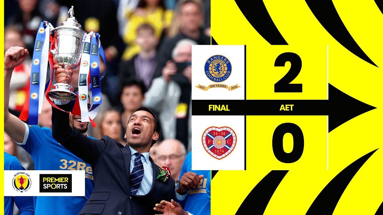 HIGHLIGHTS | Rangers 2-0 Hearts | van Bronckhorst's side end Scottish Cup wait with extra time win
