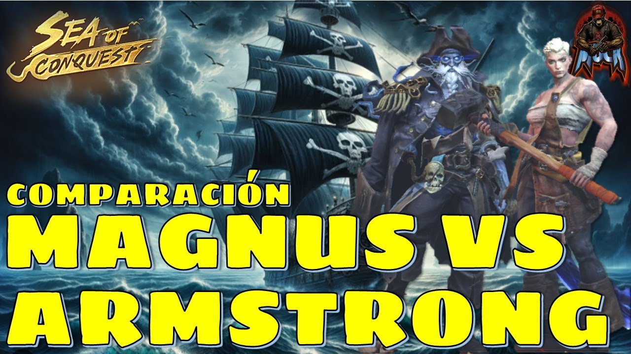 Sea of Conquest: Pirate War - Magnus vs Armstrong - Comparación