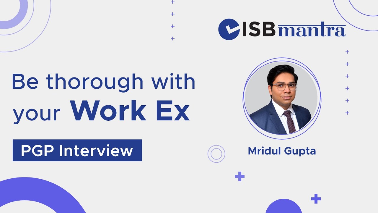Questions asked in an ISB PGP Interview