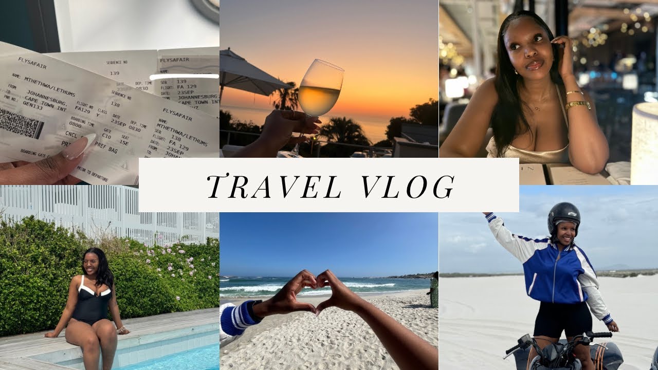 #vlog - Johannesburg to Cape Town: Table Mountain, Dunes, Hout Bay and much more.