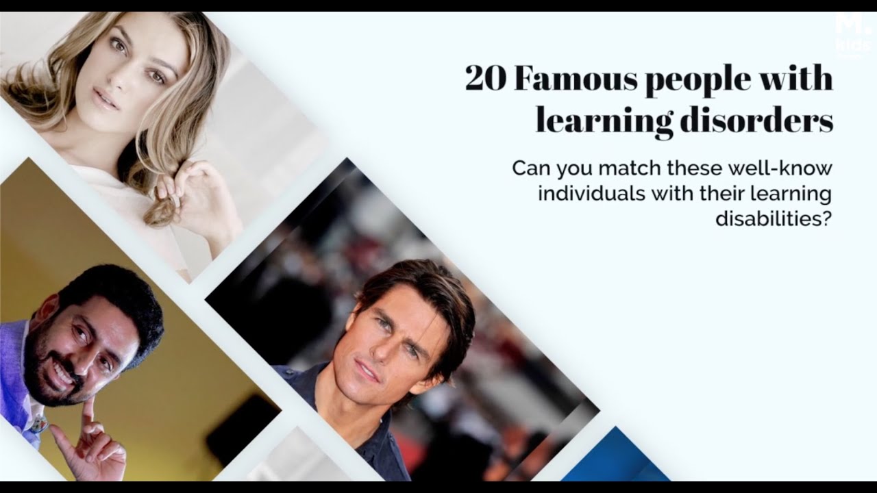 Learning Disability: Famous  Personalities
