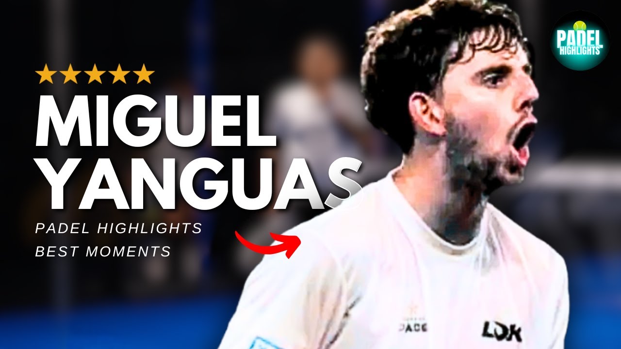 MIGUEL YANGUAS – El Rayo Imparable del Pádel | Padel Highlights