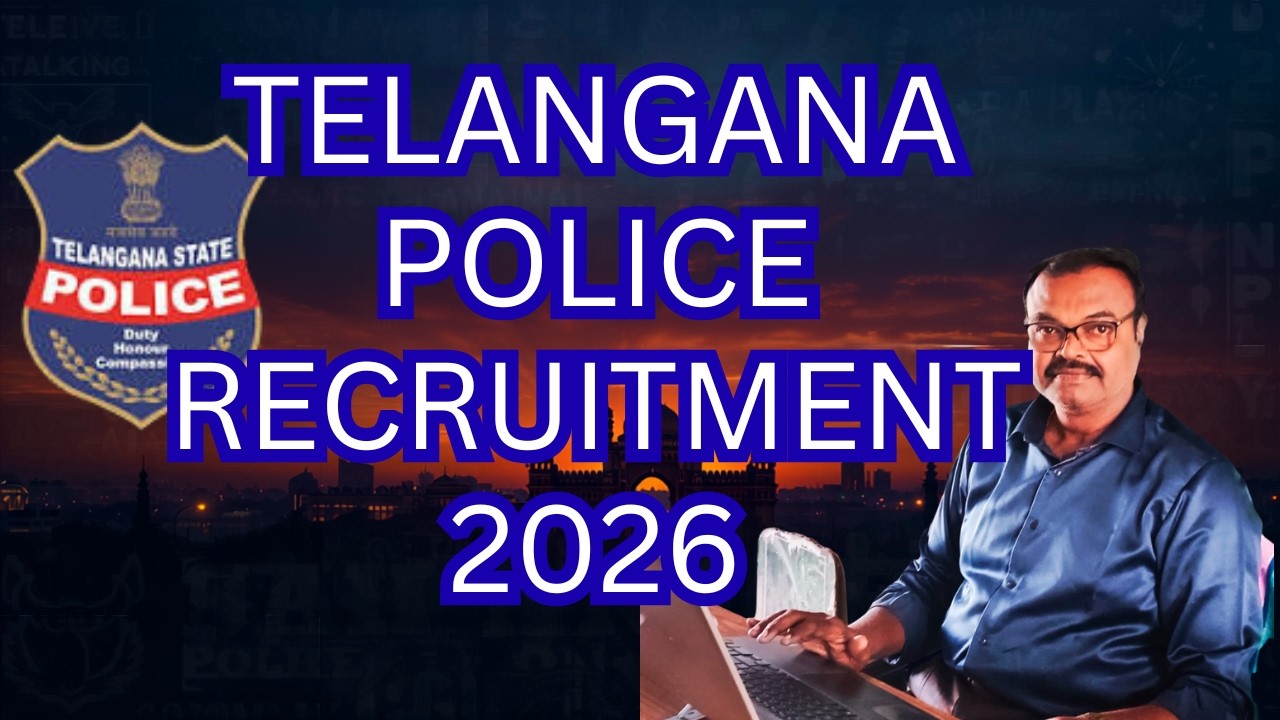 TELANGANA POLICE RECRUITMENT 2O26 I 7000 POSTS APPROVED I SI & CONSTABLE RECRUITMENT