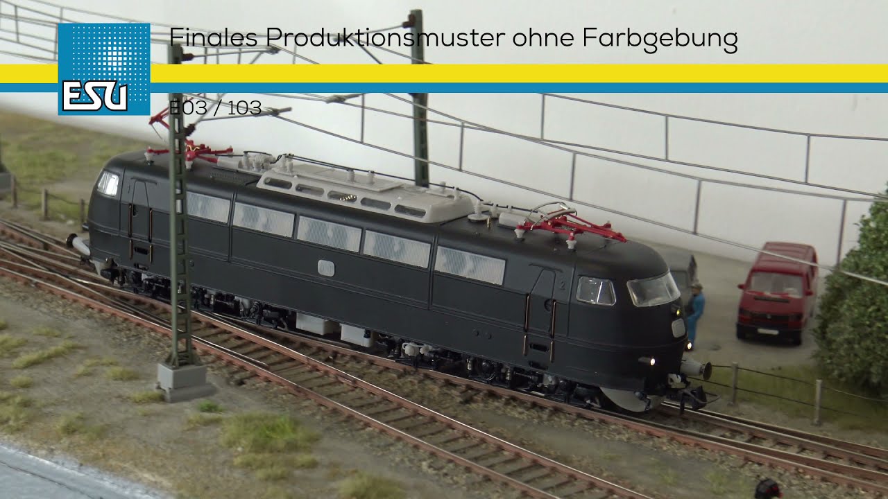 ESU H0 E03 / BR103 unlackiertes Muster