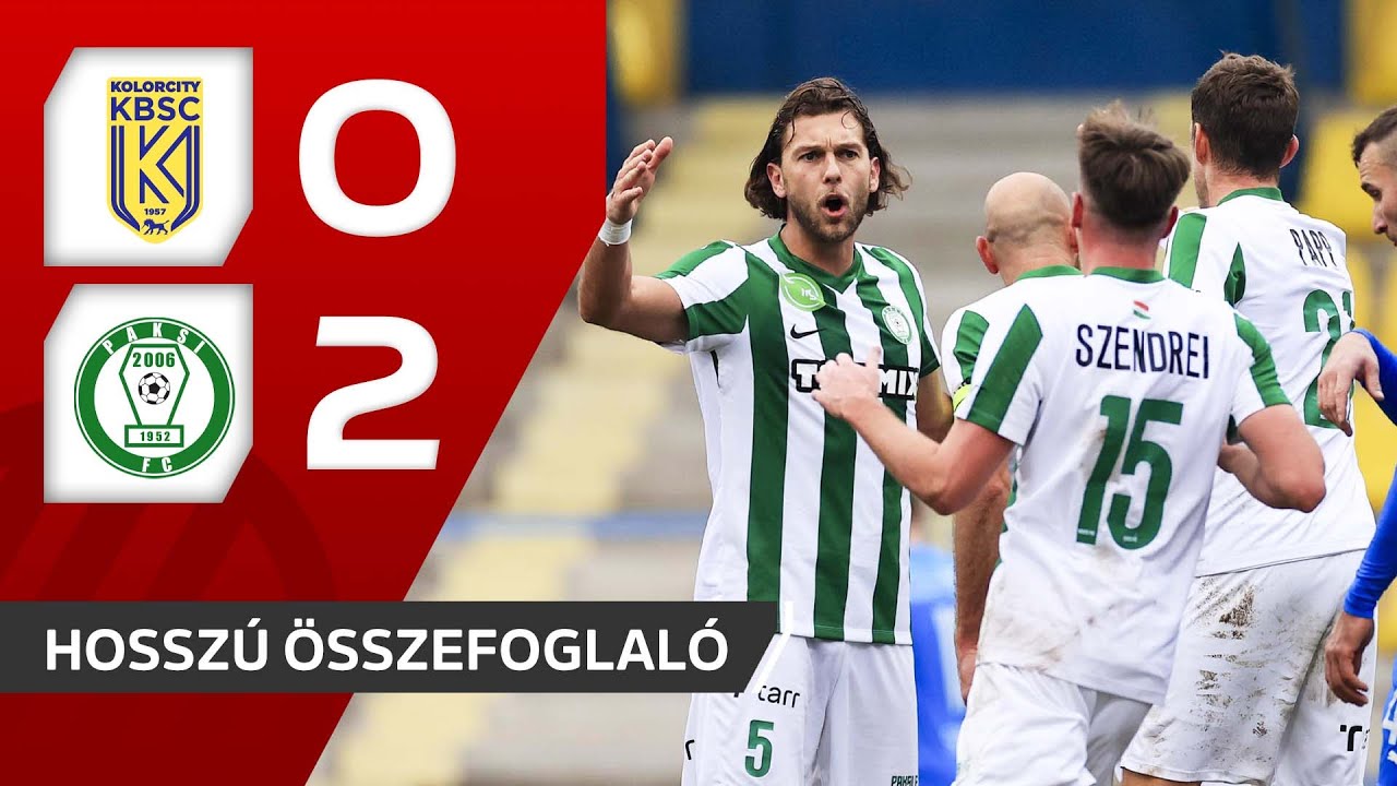 Fizz Liga: Kolorcity Kazincbarcika–Paksi FC 0–2 | hosszú összefoglaló