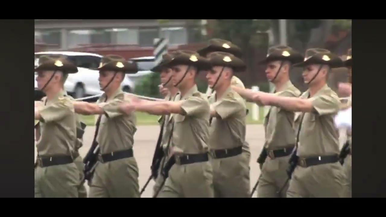 Kapooka march out quick time march. Australian Army.