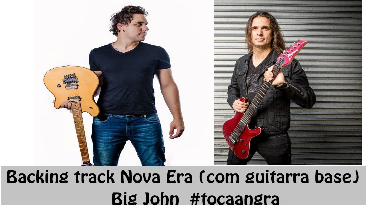 Nova Era Backing Track solo com guitarras Base #tocaangra
