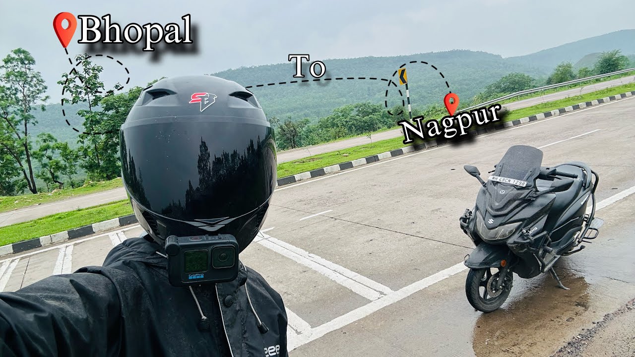 Bhopal To Nagpur 350km | Comfortable For Long Ride Burgman🙂