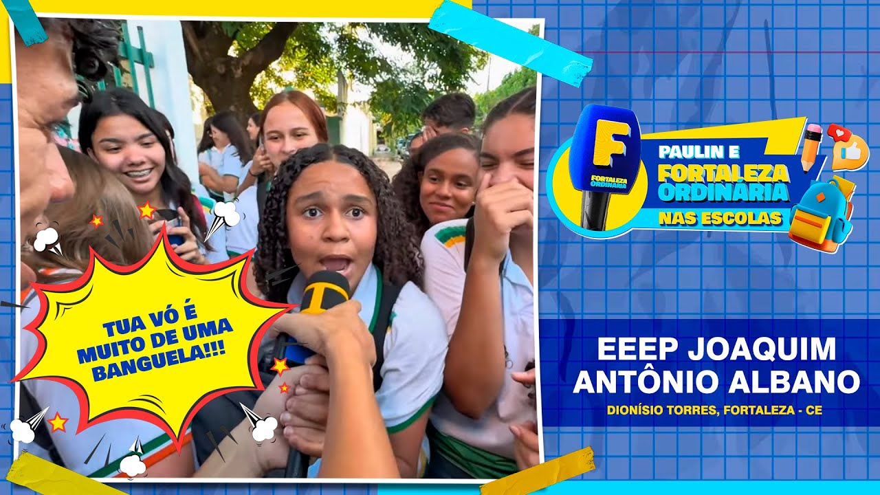 EEEP JOAQUIM ANT&Ocirc;NIO ALBANO - PAULIN E FORTALEZA ORDIN&Aacute;RIA NAS ESCOLAS #003