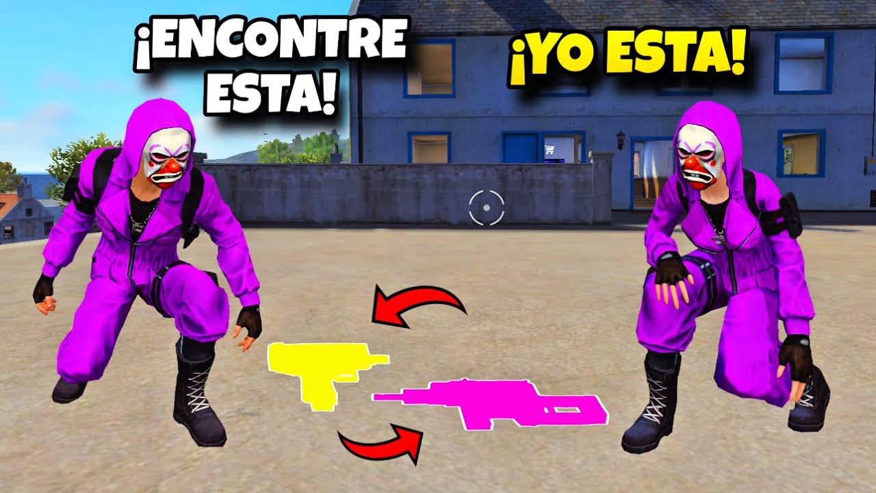 RETO: JUGAR con LA PRIMER ARMA que ENCUENTRE EL OTRO!! 😱 FREE FIRE