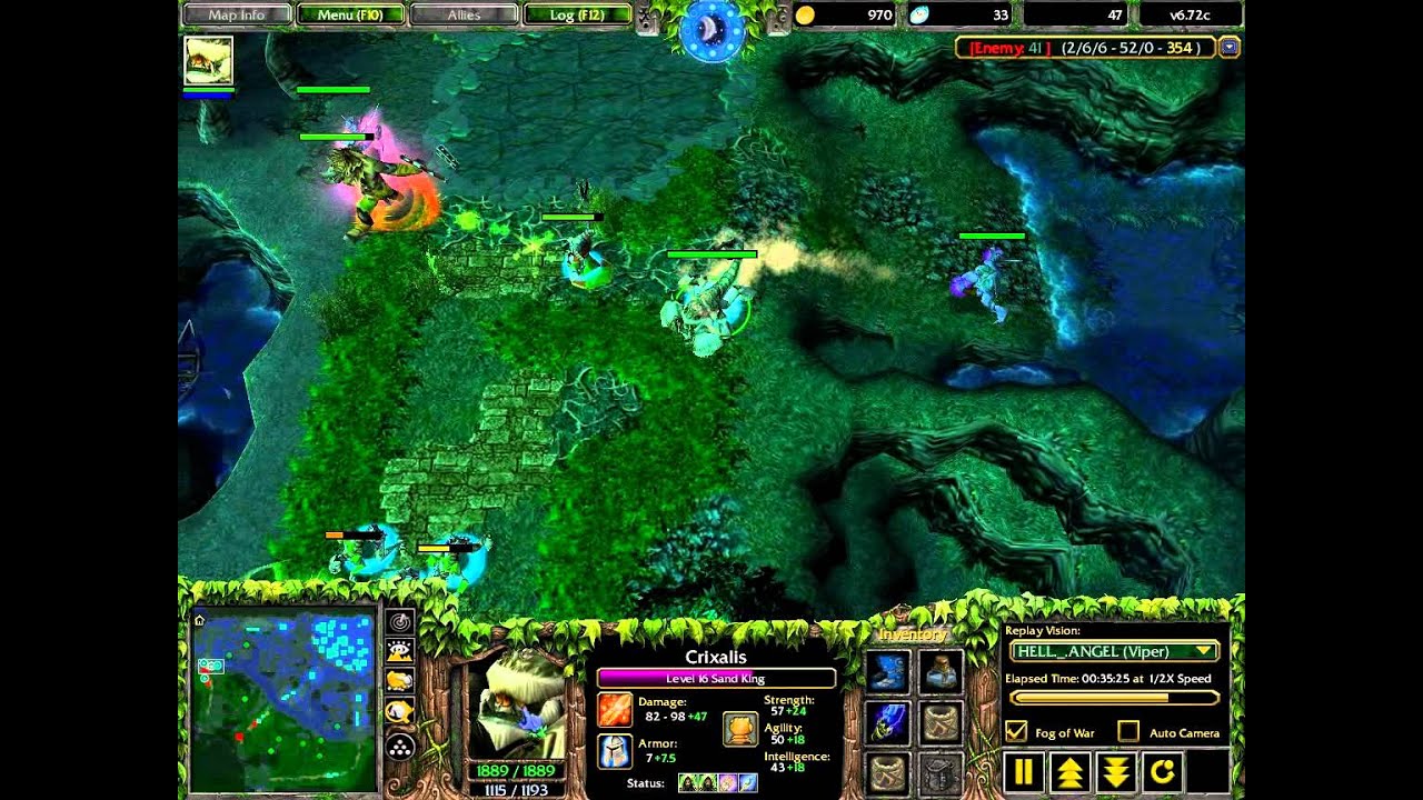 DOTA Hell Angell Rampage Crixalis