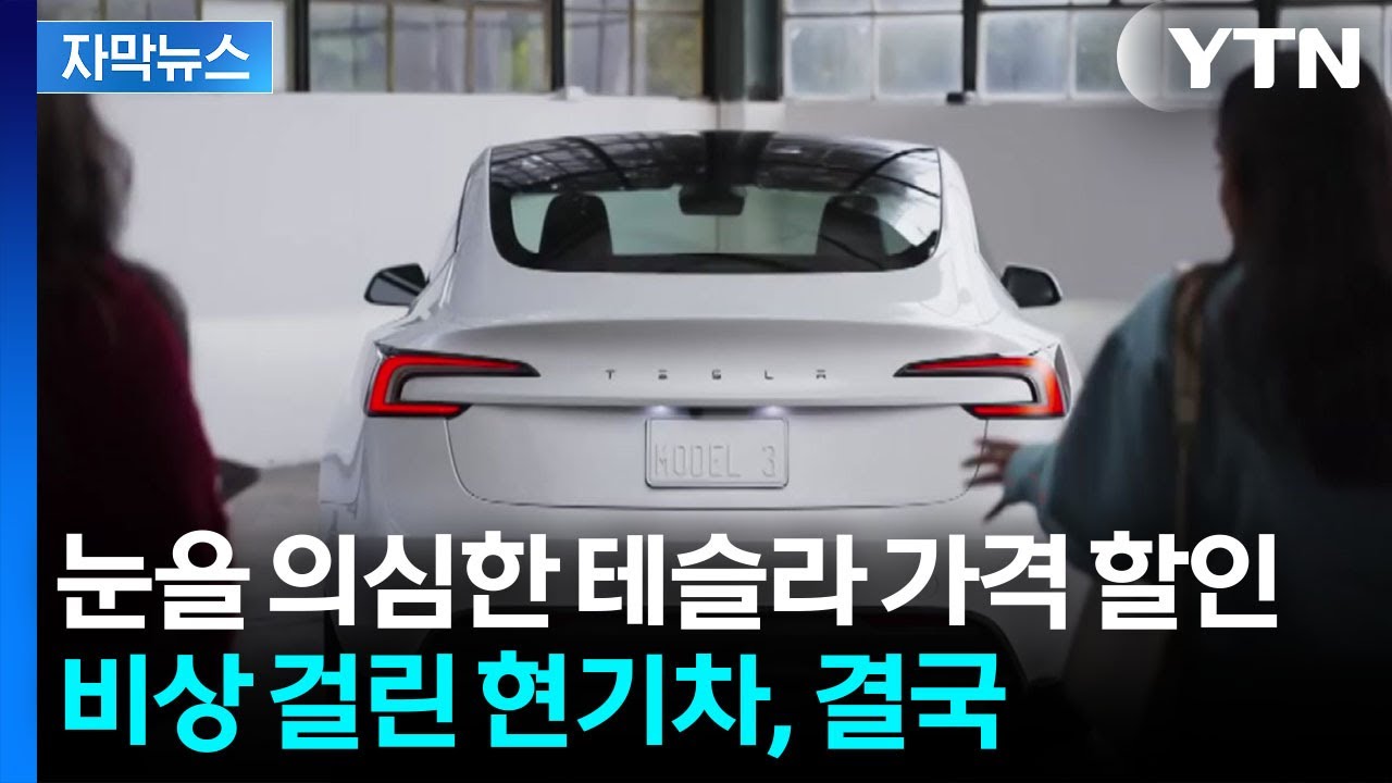 [자막뉴스] 시장 판도 뒤집는 테슬라의 가격표...국산 차의 결단 / YTN