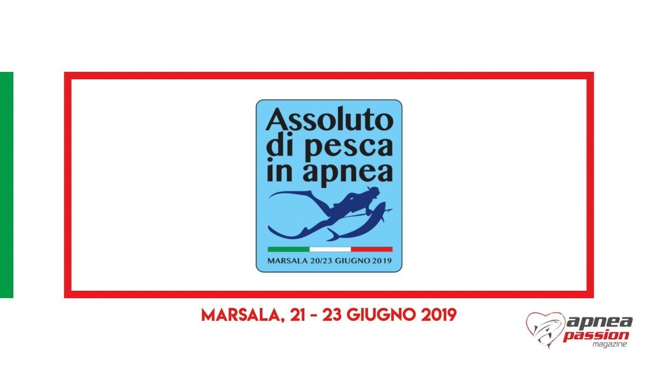 Campionato Italiano Assoluto di Pesca in Apnea 2019