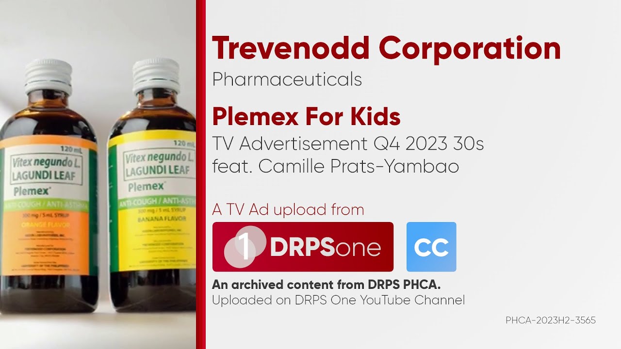 Plemex For Kids TV Ad Q4 2023 30s with Camille Prats-Yambao [CC]