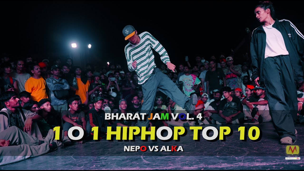 NEPO VS ALKA|HIPHOP TOP 10| BHARAT JAM VOL. 4| HYPEST DANCE BATTLE IN INDIA