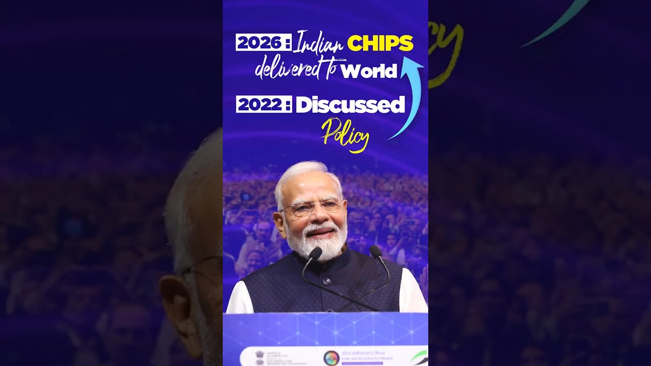 From policymaking to delivering Made In #india chips | PM Modi on #semiconductor journey | #shorts