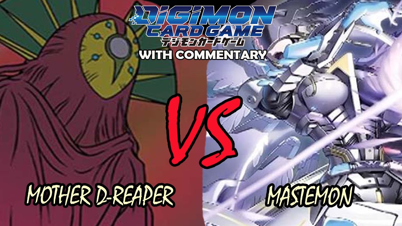 Digimon TCG Mother D-Reaper Vs Mastemon B03! - Fight Showcase!