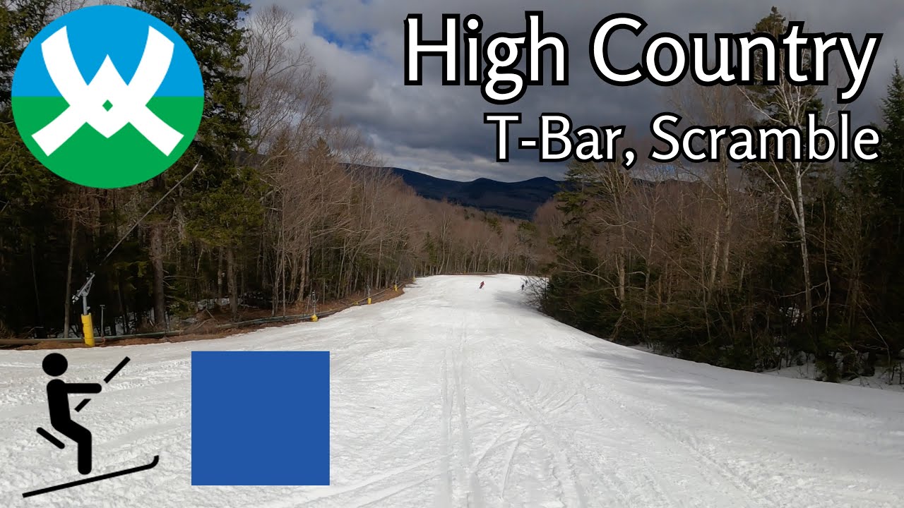 Waterville Valley Closing Day - Top to Bottom: High Country T-Bar to Scramble to Tippecanoe